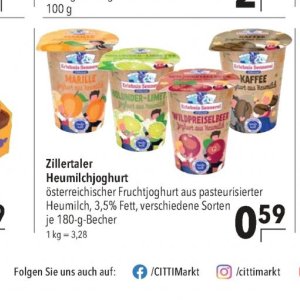 Joghurt bei Citti Markt