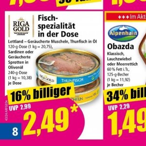 Thunfisch bei Norma