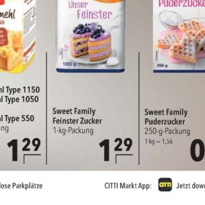 Zucker bei Citti Markt