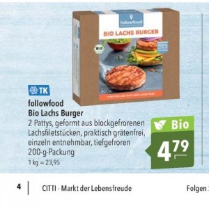 Burger bei Citti Markt