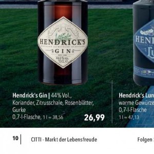 Gin bei Citti Markt