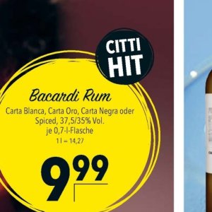 Rum bei Citti Markt