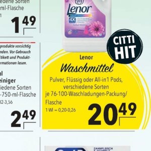 Waschmittel bei Citti Markt