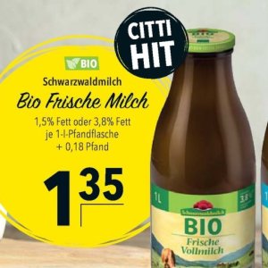 Milch bei Citti Markt