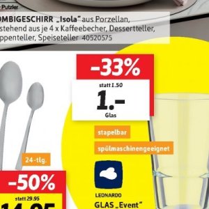 Glas bei Sconto