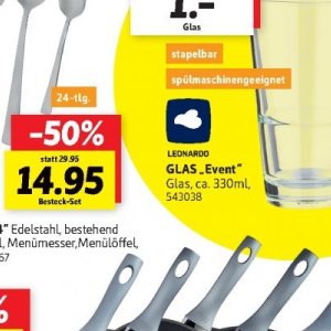 Glas bei Sconto