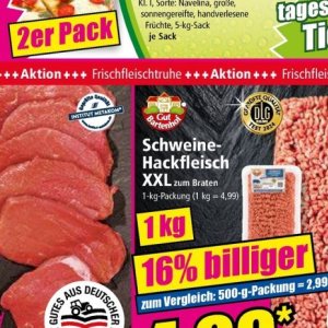 Hackfleisch bei Norma