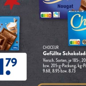 Schokolade bei Aldi SÜD