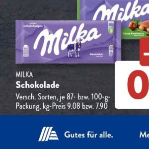 Schokolade bei Aldi SÜD