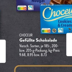 Schokolade bei Aldi SÜD