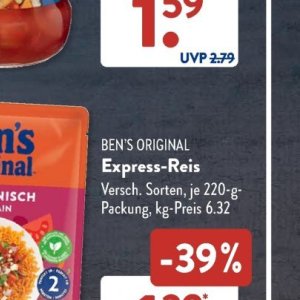 Reis bei Aldi SÜD