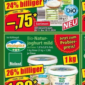 Joghurt bei Norma