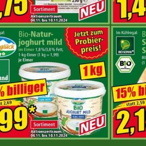 Joghurt bei Norma