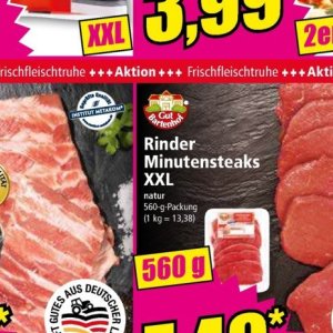 Minutensteaks bei Norma