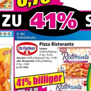 Pizza bei Norma