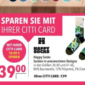  Happy Socks bei Citti Markt