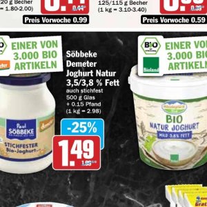 Joghurt danone  bei Hit