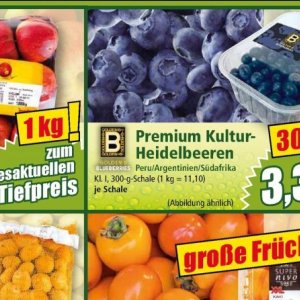 Heidelbeeren bei Norma