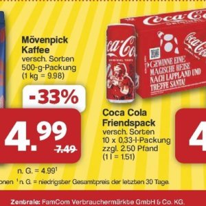 Coca-cola bei Famila Nord West