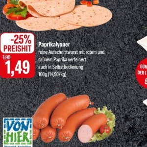 Paprika bei Feneberg