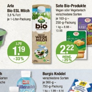 Milch bei V-Markt