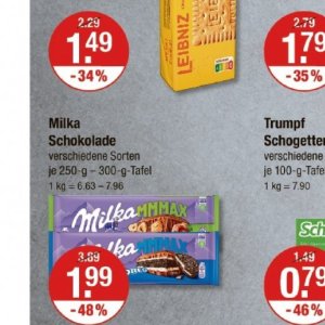 Schokolade bei V-Markt