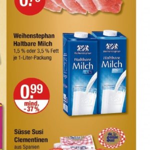 Milch bei V-Markt