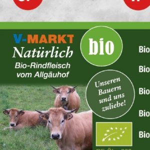 Rindfleisch bei V-Markt