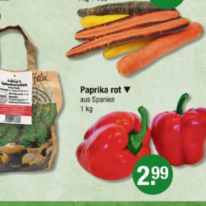 Paprika bei V-Markt