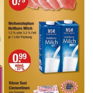 Milch bei V-Markt