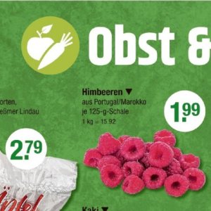 Himbeeren bei V-Markt