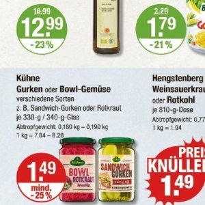 Gurken bei V-Markt