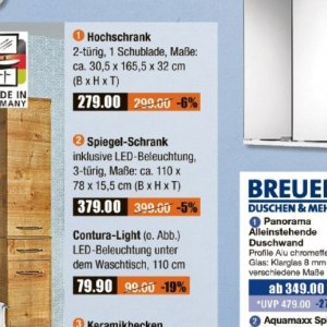 Schränke bei V-Baumarkt