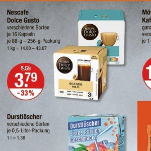 Kaffee bei V-Markt