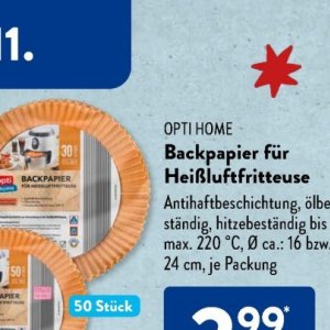 Backpapier bei Aldi SÜD