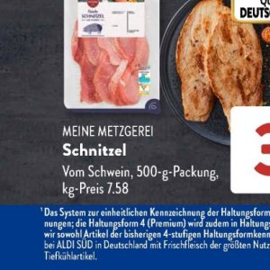 Schnitzel bei Aldi SÜD