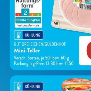 Teller bei Aldi SÜD