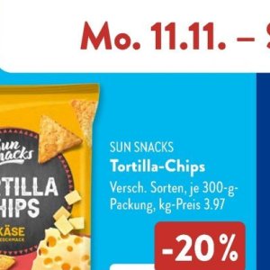 Snacks bei Aldi SÜD