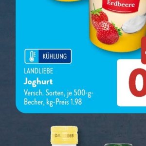 Joghurt bei Aldi SÜD