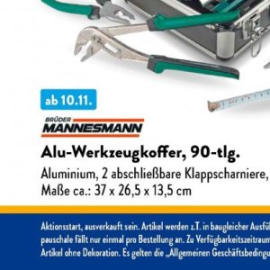 Werkzeugkoffer bei Aldi SÜD