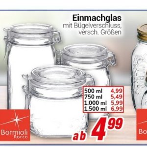 Einmachglas bei Centershop