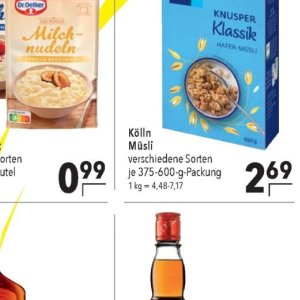 Müsli bei Citti Markt