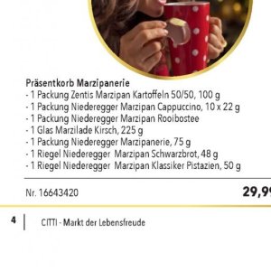 Marzipan bei Citti Markt