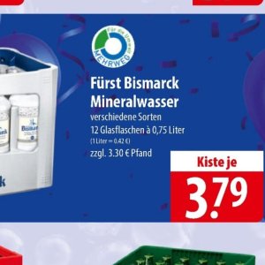 Mineralwasser bei Famila Nord Ost