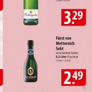 Sekt bei Famila Nord Ost