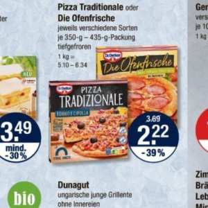 Pizza bei V-Markt