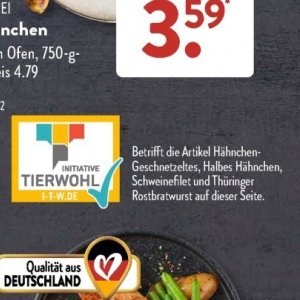 Hähnchen bei Aldi SÜD