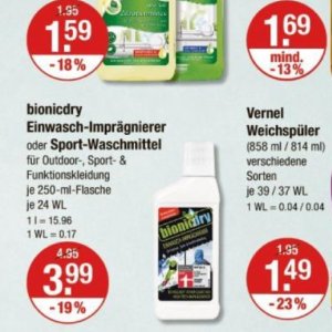 Waschmittel bei V-Markt