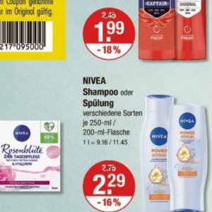 Shampoo nivea  bei V-Markt