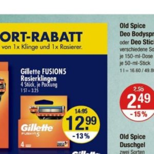 Rasierer gillette  bei V-Markt